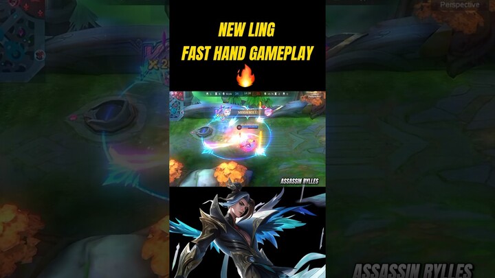 NEW UPDATE BUFFED LING IS BACK TO THE META! #mlbb #rylles #mobilelegends #mplph #mplid #mlbbshorts