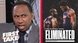 First Take | "Jimmy Butler is a superstar" Stephen A. reacts to Heat eliminated 76ers from Playoffs