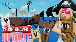 PIRATENSCHIFFE 🏴‍☠️ & HAUSTIERE 🐶🐱 im 🅽🅴🆄🅴🅽 BROOKHAVEN UPDATE 🏡 Roblox