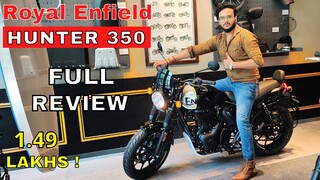 New Royal Enfield Hunter 350😍Detailed Review | Price | New Features | Mileage | Sound | Walkaround🔥🔥