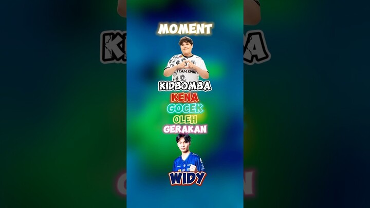 Moment kidbomba kena gocek oleh gerakan widy ✍️🙌🥶🔥 #wiamungtzy #kidbomba #widy