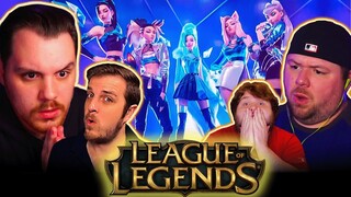 Reacting to EVERY League of Legends KDA Music Videos || Group Reaction
