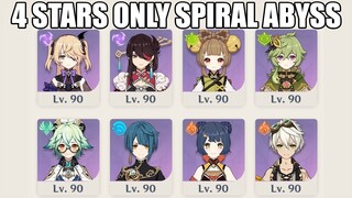 4 Stars Vs Spiral Abyss