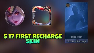 SEASON 17 FIRST RECHARGE SKIN | KARINA BLOOD MOON SKIN | MOBILE LEGENDS