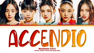 Newjeans 'Accendio' Lyrics (Color Coded Lyrics) | AI COVER