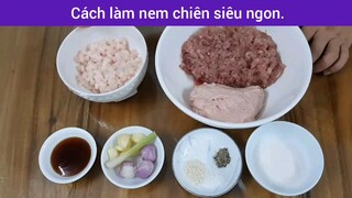 công thức làm nem lụi tại nhà