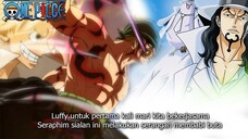 PERTAMA KALINYA LUCCI BEKERJASAMA DENGAN LUFFY ZORO LAWAN SERAPHIM GOROSEI - SPOILER ONE PIECE 1075