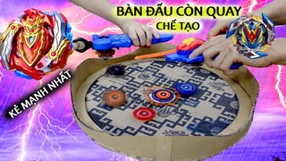 ai là kẻ mạnh nhất | cuộc chiến con quay nado beyblade trên sàn đấu con quay chế tạo