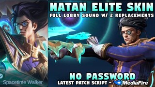 Natan Elite Skin Script No Password | Natan Chaos Hunter Skin Script | Mobile Legends