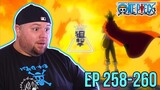 SOGEKING THEME SONG?! | ONE PIECE REACTION + REVIEW - Episode 258, 259 & 260