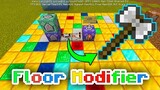 How to make a World Edit Axe Floor Modifier in Minecraft using Command Block Tricks