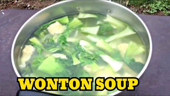 Spicy Pork Wonton Soup  - BETTER THAN TAKEOUT