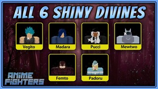 All 6 SHINY DIVINES In The Game Have Been Gathered | Anime Fighters | Update 17