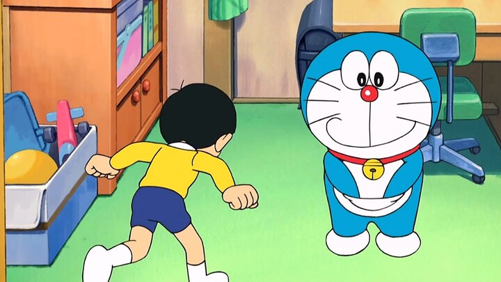 Nobita mặc áo giáp vô hình, tin đó là sự thật nên đã thách đấu Fat Tiger