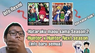 Bahas Tanggal rilis Hataraku maou sama Season 2 dan Hunter x Hunter Next season ||Request subscriber