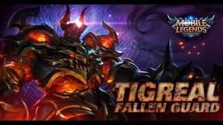 Mobile Legends: Bang bang! Tigreal New Skin Fallen Guard