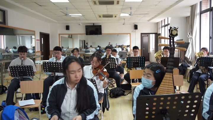 Genshin Impact BGM "Glass Moon" Nanyang High School National Electroacoustic Symphony Orchestra Rehe