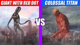 The Giant With Red Dots vs Colossal Titan | SPORE