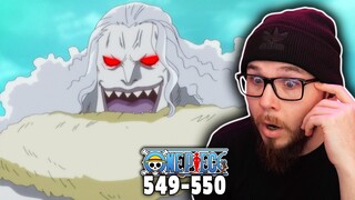 HORDY JONES IS JUICING? | One Piece Ep 549-550 REACTION