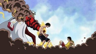 Luffy sad!! kematian Portgas D. Ace 😞😞