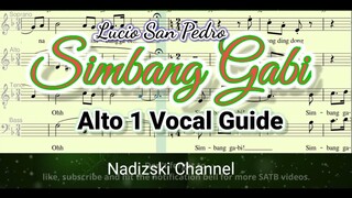 SIMBANG GABI_SATB (Alto 1 Vocal Guide) Lucio San Pedro