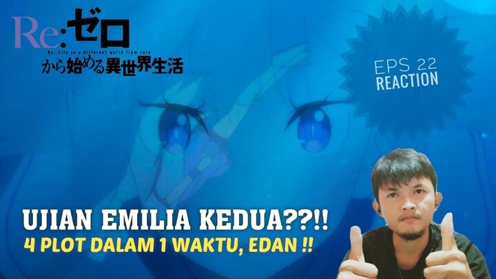 E.M.T Power !!! | Rezero Hajimeru Season 2 Eps 22 REACTION • Anime Reaction Indo