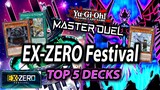 TOP 5 DECKS | EX-ZERO Festival in Yu-Gi-Oh! Master Duel!