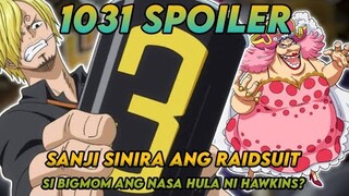 One piece 1031 spoiler. sanji sinira ang raid suit.