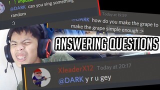 Answering Questions!!!