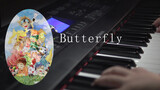 [ดนตรี]เล่น <BUTTERFLY> ด้วยเปียโนไฟฟ้า|<Digimon Adventure>