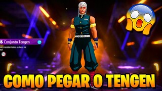 CORRE! COMO PEGAR O TENGEN NO FREE FIRE, NÃO GASTE SEU OURO E NEM SEUS TOKENS!! DEMON SLAYER FF