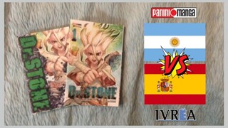 Dr. Stone l Panini Argentina VS Ivrea España