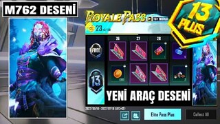 M13 ROYALE PASS M762 DESENİ | ARAÇ DESENİ M14 | M13 RP ÖDÜLLERİ | M14 RP ÖDÜLLERİ | PUBG MOBILE