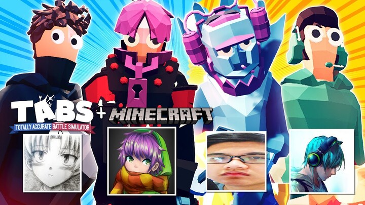 Hampir Semua Youtuber Minecraft Indonesia Ada Di Sini!! Totally Accurate Battle Simulator