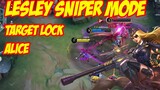 Lesley Sniper Handal Easy Kill Alice Mobile Legends