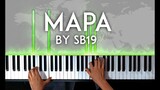MAPA by SB19 piano cover / tutorial with free sheet music