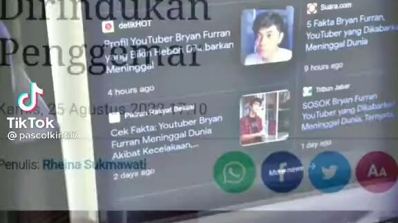 youtuber yang dikira meninggal padahal masih hidup