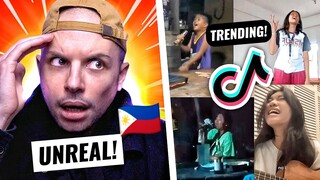 🔥Vol.16 - The LEVEL is too darn HIGH! Viral FILIPINO singers on TIKTOK | HONEST REACTION