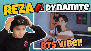 REZA DARMAWANGSA - BTS 방탄소년단 'Dynamite' Acoustic Cover  -  SINGER REACTS