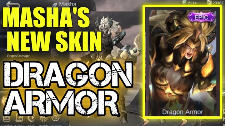 MASHA'S NEW SKIN  || DRAGON ARMOR - DESIGN AND EFFECTS