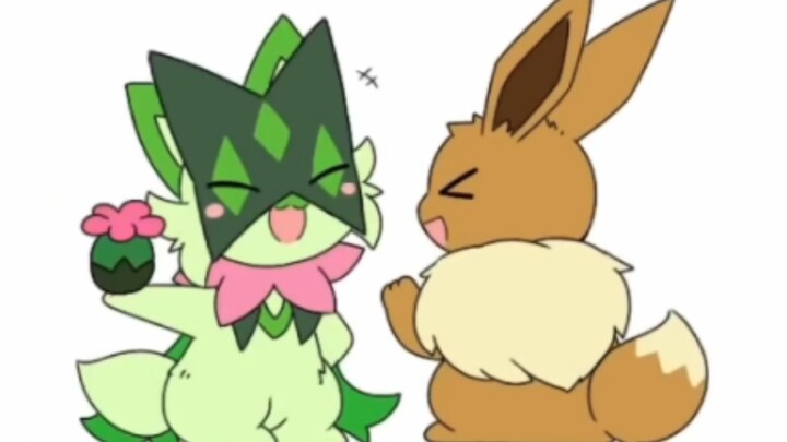 [Pokémon] Kucing daun baru yang berubah menjadi kucing bertopeng [tontaro_]