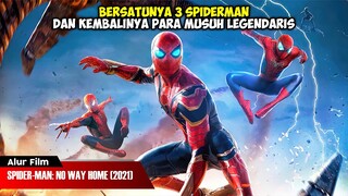 BERSATUNYA 3 SPIDERMAN MELAWAN MUSUH ANTAR UNIVERSE | ALUR CERITA FILM