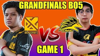 GAME 1 - BREN ESPORTS VS ONIC PH  GRANDFINALS WFH CHARITY CUP TOURNAMENT