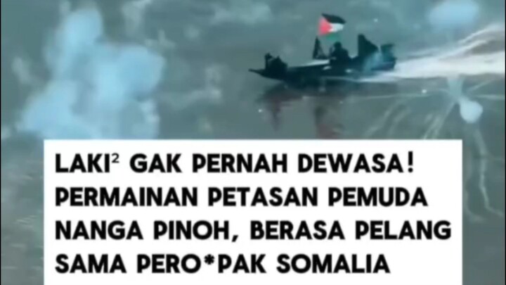 Permainan Petasan Para Pemuda bikin seru
