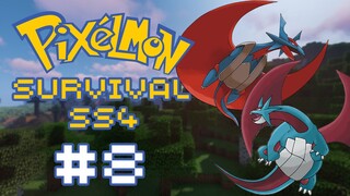 🔥Minecraft Pixelmon Survival SS4🔥 #8 เมก้าตัวแรก... ก็ไม่เท่าไหร่นะ!!