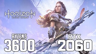 Horizon Zero Dawn on Ryzen 5 3600 + RTX 2060 1080p, 1440p benchmarks!