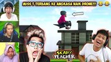 Reaksi Kocak Gamer Ngeprank Miss T Terbang Ke Angkasa Naik Drone, AUTO NABRAK!!!😂 | Scary Teacher 3D