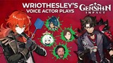 Wriothesley Voice Actor PLAYS Genshin Impact Part 4 - Swearing in Public