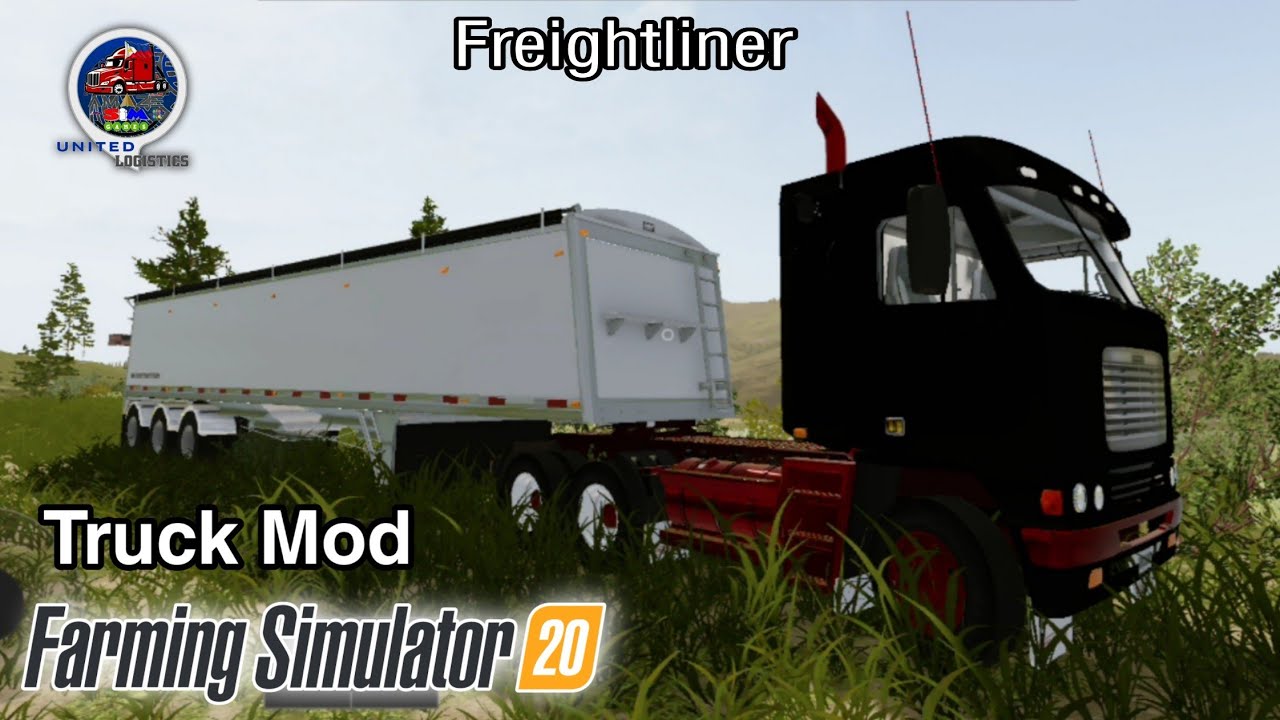 Farming Simulator Video Gameplay Truck Mod Freightliner Testing Bilibili