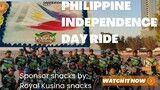 Philippine Independence Day Ride / Royal Kusina snacks sponsor